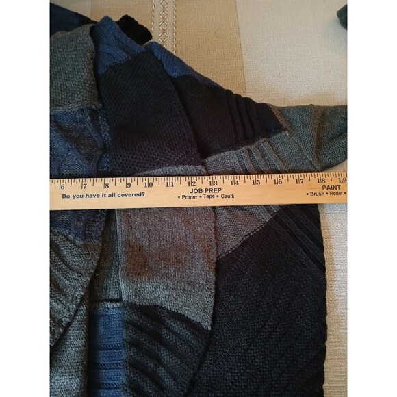Style & Co Open Shawl Collar Cardigan Cape Knit Sweater Long Sleeve Womens Small - Picture 12 of 12